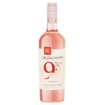 Вино Mezzacorona Vigneti delle Dolomiti Pinot Grigio IGT розовое полусладкое 9% 0,75л