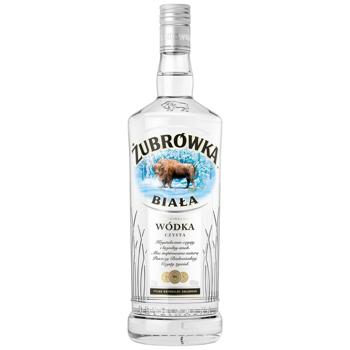 Горілка Zubrowka Бяла 40% 1л - купити, ціни на КОСМОС - фото 1