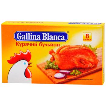 Gallina Blanca Chicken Bouillon Cube 8pcs 80g - buy, prices for Ideal - photo 1