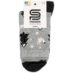 Premier Socks Women's Classic Patterned Socks s.23-25 Grey