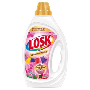 Гель для прання Losk Color Ароматерапія Ефірні масла та аромат малазійської квітки 0,9л - купити, ціни на Ідеал - фото 2