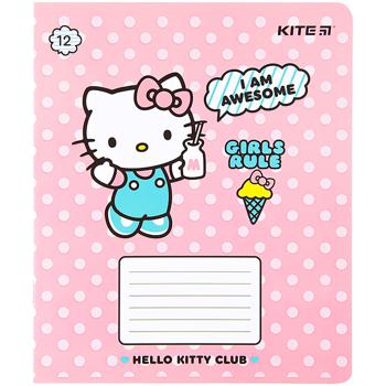 Тетрадь Kite Hello Kitty в линию 12 листов - купить, цены на Auchan - фото 2