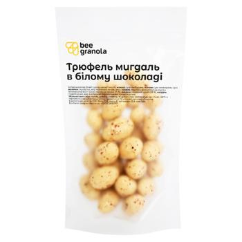 Трюфель мигдаль Beegranola в білому шоколаді 100г - купити, ціни на Grono - фото 1