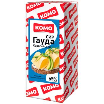 Сир гауда Комо Європейська брус 45% - купити, ціни на КОСМОС - фото 2