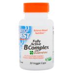 Doctor's Best Fully Active B Complex with Quatrefolic Vitamins B and C 30 capsules