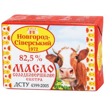 Масло Новгород-Сіверський солодковершкове 82,5% 180г