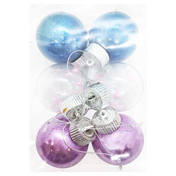 Christmas Balls 6cm 6pcs