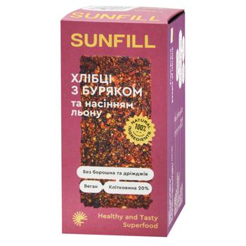 Хлебцы Sunfill со свеклой 100г - купить, цены на Grono - фото 1