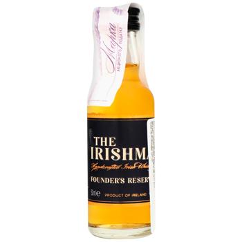 Віскі The Irishman Founders Reserve 40% 50мл - купити, ціни на Cупермаркет "Харків" - фото 1