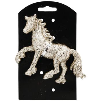 Украшение новогоднее Конь пластик 13,5см в ассортименте - купить, цены на - фото 4