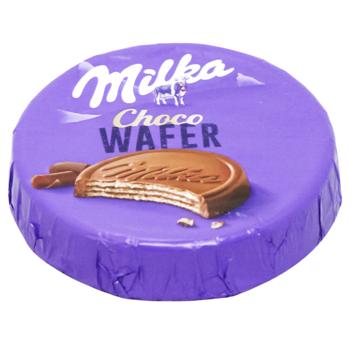 Вафлі Milka з начинкою какао вкриті молочним шоколадом 30г - купити, ціни на NOVUS - фото 1