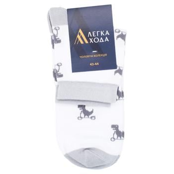 Lehka Khoda Men's Socks s.29 White