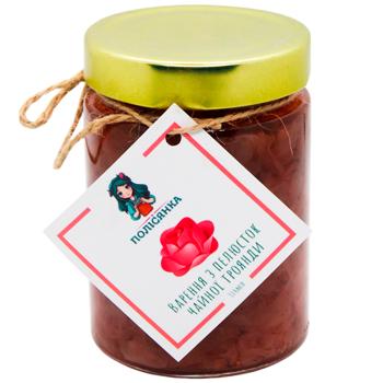 Варення Полісянка з пелюсток троянд 314мл - купити, ціни на WINETIME - фото 1