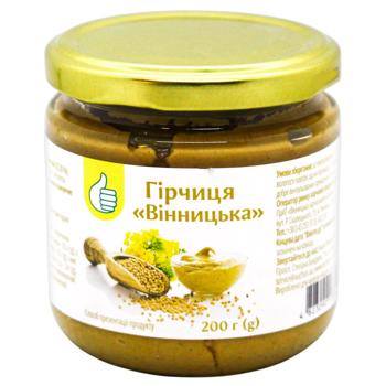 Гірчиця Auchan Вінницька 200г