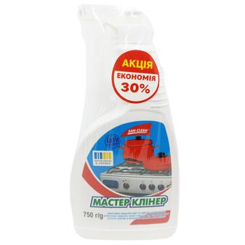 Средство чистящее San Clean Мастер Клинер для удаления жира 750г + Средство чистящее Green House для кафеля 500г - купить, цены на - фото 3