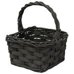 Корзина з лози сіра 20*17см №1