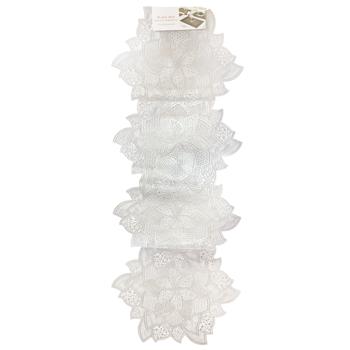 Napkin Holiday for Serving Decor Silver Path 33*90cm 35221-46 - buy, prices for Tavria V - photo 1