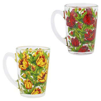 Кухоль Galleryglass Cappuccino Весна 320мл - купити, ціни на Auchan - фото 1