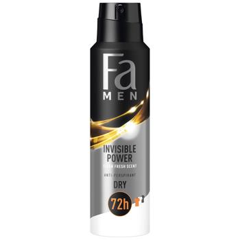 Fa Men Invisible Power Spray Antiperspirant 150ml - buy, prices for Vostorg - photo 1