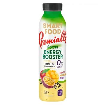 Йогурт Premialle Smart Food Вeauty Booster манго-маракуя-кіноа 1,3% 290г