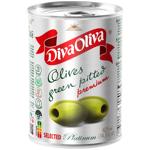 Оливки зелені Diva Oliva без кісточки 425мл