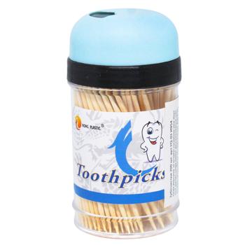 Зубочистки 200 шт.бамбуков арт.YQ-03 И954 - купити, ціни на КОСМОС - фото 3