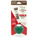 Tropiclean Enticers Kong L Dental Ball + Teeth Cleaning Gel with Smoked Beef Breast Flavor 29.6ml Set for Large Breed Dogs