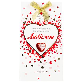 Lyubimov Milk Chocolate Candies with Nut Praline 100g - buy, prices for Ideal - photo 2
