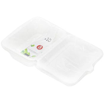 Actuel Paper Disposable Container 10pcs - buy, prices for Auchan - photo 1