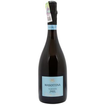 Вино ігр. Masottina Via Venti Prosecco Treviso Dosaggio Zero біле брют 0.75 л - купить, цены на WINETIME - фото 1