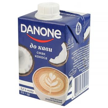 Напиток молочный Danone К кофе со вкусом кокоса 3,2% 212 г - купить, цены на КОСМОС - фото 1