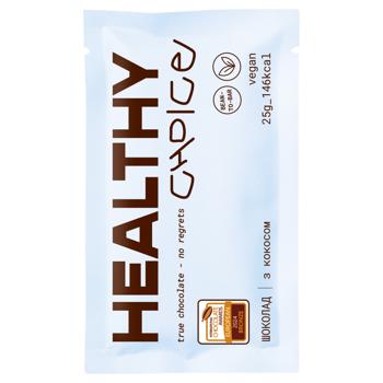 Шоколад Healthy Choice с кокосом 25г - купить, цены на Grono - фото 1