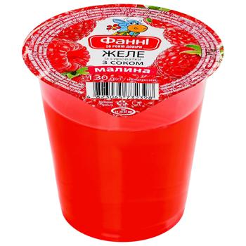 Fanni Raspberry Low Fat Whey Jelly with Juice 130g - buy, prices for COSMOS - photo 1