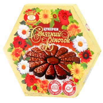 Конфеты Бисквит-Шоколад Солнечный веночек 500г - купить, цены на Чудо Маркет - фото 1