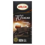 Valor With Toffi And Salt Black Chocolate 70% 100g