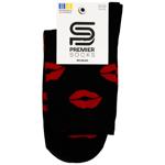 Шкарпетки Premier Socks жіночі класичні Губки р.23-25 чорний
