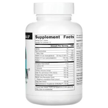 Захист ДНК Source Naturals Telomeron 60 таблеток - купити, ціни на Біотус - фото 3