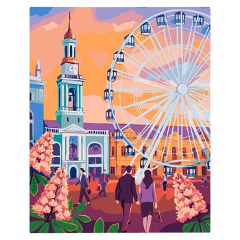 Набір для малювання Картина за номерами Контрактова площа - купити, ціни на Grono - фото 1