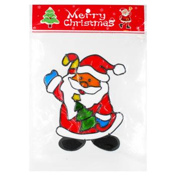 Наклейки новогодние силиконовые 20*25см - купить, цены на Таврия В - фото 2