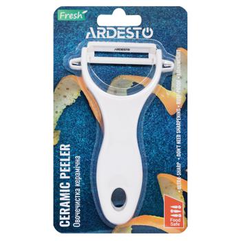 Ardesto Ceramic White Vegetable Peeler - buy, prices for NOVUS - photo 1