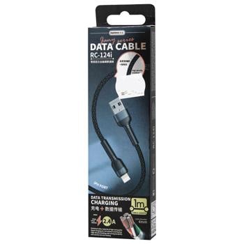 Remax USB-Lightning RC-124i Gray Cable - buy, prices for ULTRAMARKET - photo 1