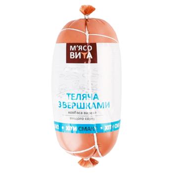 Ковбаса М'ясоВита варена Теляча з вершками в/с п/а Вак - купить, цены на Grono - фото 1