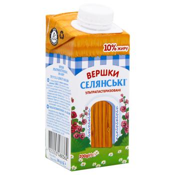 Selianski  Ultrapasteurized Cream 10% 200g - buy, prices for Auchan - photo 3