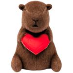 Іграшка для собак Pet Fun Капібара з пищалкою та шурхотом 18х24см