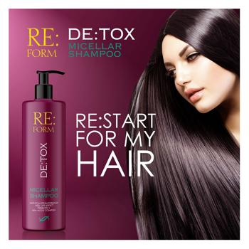 Re:form De:tox Detoxification of Hair Shampoo 400ml - buy, prices for MegaMarket - photo 6