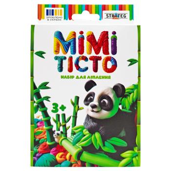 Набір для ліплення Strateg Мімі тісто Панда - купити, ціни на КОСМОС - фото 1