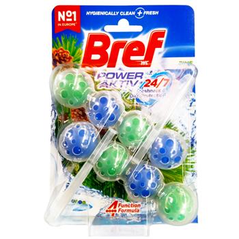 Блок для унитаза Bref Power Aktiv с ароматом хвои 2х50г - купить, цены на - фото 1