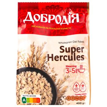 Dobrodia Super Hercules Oat Flakes 400g - buy, prices for COSMOS - photo 4