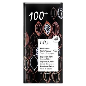 Vivani Organic Dark Chocolate 100% 100g - buy, prices for Grono - photo 1