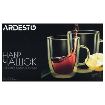 Ardesto Golden Moon Double Walled Cups 2pcs 270ml - buy, prices for - photo 5